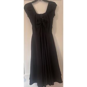 Pinup Couture Black Natalie Dress XL PUG Goth